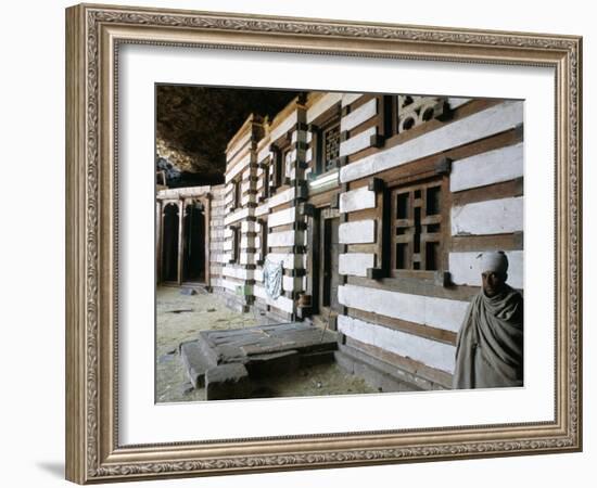 Yemrehanna Krestos (Yemrehanna Kristos) Monastery, Northeast Lalibela, Tigre Region, Ethiopia-Bruno Barbier-Framed Photographic Print