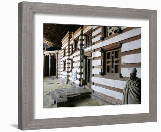 Yemrehanna Krestos (Yemrehanna Kristos) Monastery, Northeast Lalibela, Tigre Region, Ethiopia-Bruno Barbier-Framed Photographic Print