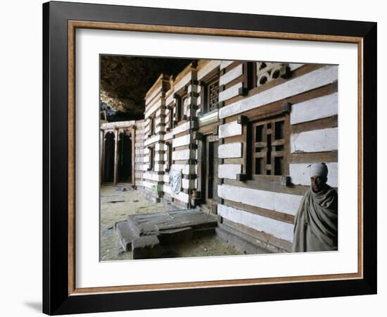 Yemrehanna Krestos (Yemrehanna Kristos) Monastery, Northeast Lalibela, Tigre Region, Ethiopia-Bruno Barbier-Framed Photographic Print