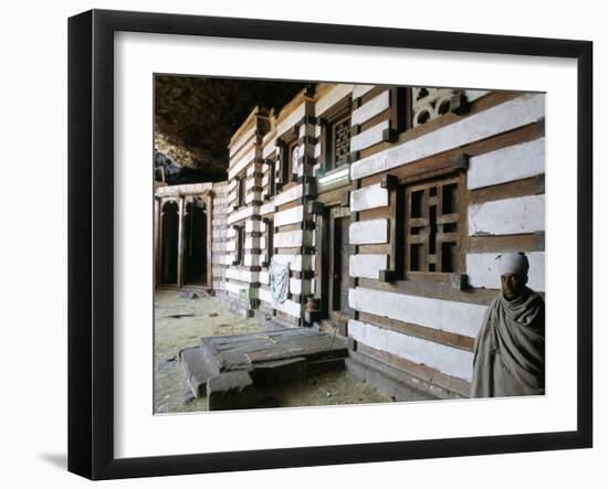 Yemrehanna Krestos (Yemrehanna Kristos) Monastery, Northeast Lalibela, Tigre Region, Ethiopia-Bruno Barbier-Framed Photographic Print