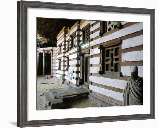 Yemrehanna Krestos (Yemrehanna Kristos) Monastery, Northeast Lalibela, Tigre Region, Ethiopia-Bruno Barbier-Framed Photographic Print