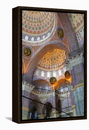 Yeni Mosque, Eminonu and Bazaar District, Istanbul, Turkey, Europe-Richard Cummins-Framed Premier Image Canvas