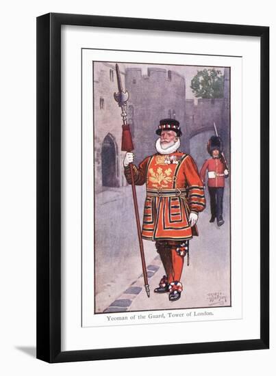 Yeoman of the Guard, Tower of London-Ernest Ibbetson-Framed Giclee Print