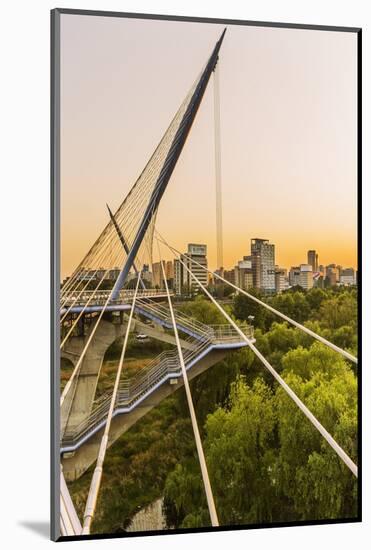 Yeouido, the Saetgang Ecological Park, a Wild Wetland among the Skyscrapers, the Saetgang Bridge (F-Massimo Borchi-Mounted Photographic Print