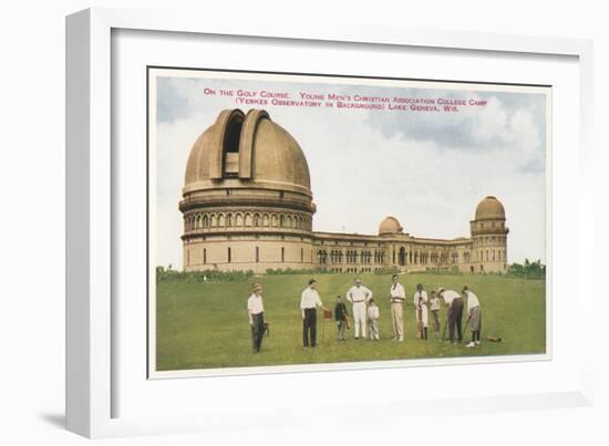 Yerkes Observatory, Lake Geneva-null-Framed Art Print