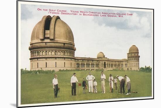 Yerkes Observatory, Lake Geneva-null-Mounted Art Print