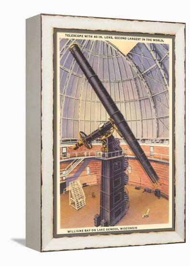Yerkes Telescope, Williams Bay, Wisconsin-null-Framed Stretched Canvas