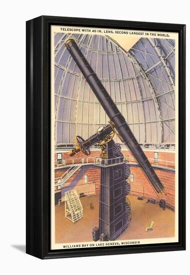 Yerkes Telescope, Williams Bay, Wisconsin-null-Framed Stretched Canvas