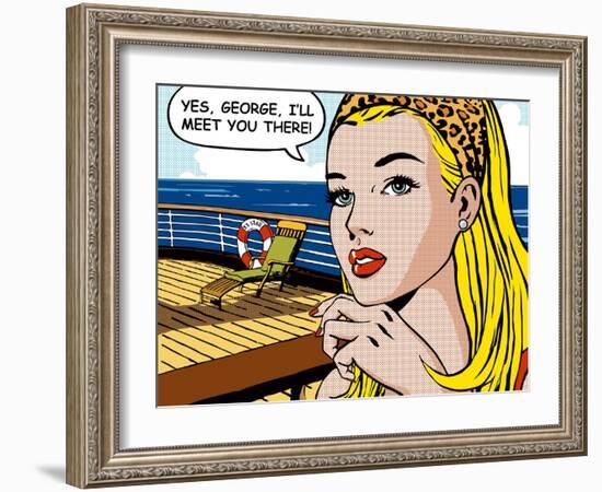 Yes, George-Sheila B.-Framed Art Print