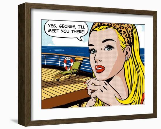 Yes, George-Sheila B.-Framed Art Print