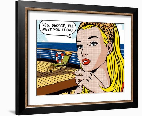 Yes, George-Sheila B.-Framed Art Print