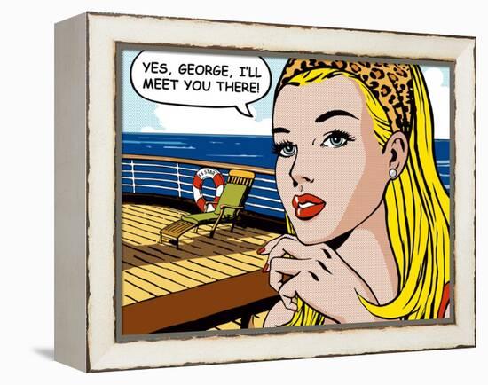 Yes, George-Sheila B.-Framed Stretched Canvas