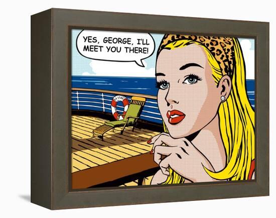 Yes, George-Sheila B.-Framed Stretched Canvas
