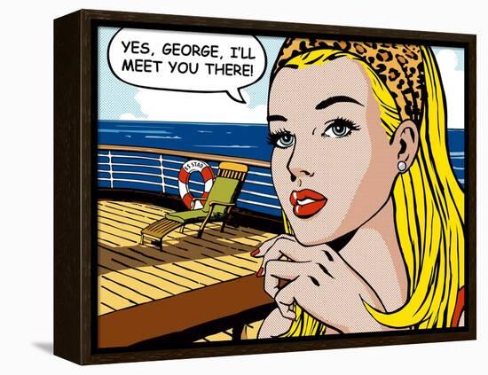 Yes, George-Sheila B.-Framed Stretched Canvas