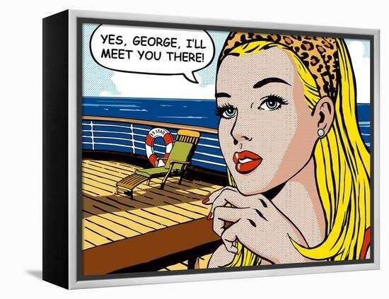 Yes, George-Sheila B.-Framed Stretched Canvas