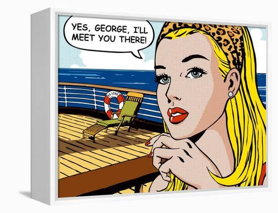 Yes, George-Sheila B.-Framed Stretched Canvas