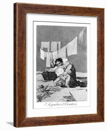 Yes, He Broke the Pot, 1799-Francisco de Goya-Framed Giclee Print