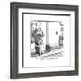 "Yes, I came back. I always come back." - New Yorker Cartoon-Harry Bliss-Framed Premium Giclee Print