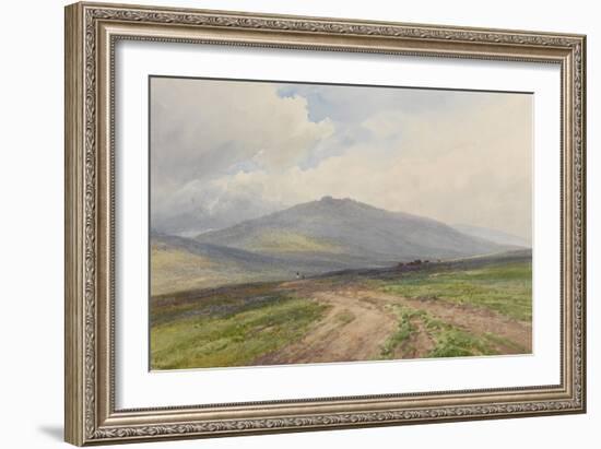 Yes Tor Near Okehampton, Dartmoor , C.1895-96-Frederick John Widgery-Framed Giclee Print