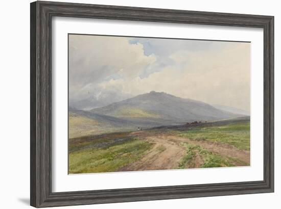 Yes Tor Near Okehampton, Dartmoor , C.1895-96-Frederick John Widgery-Framed Giclee Print