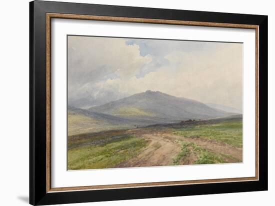 Yes Tor Near Okehampton, Dartmoor , C.1895-96-Frederick John Widgery-Framed Giclee Print