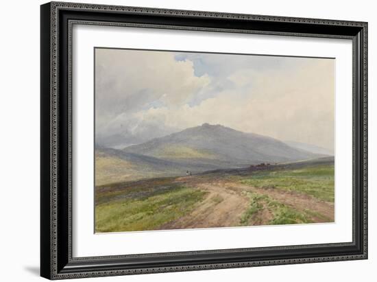 Yes Tor Near Okehampton, Dartmoor , C.1895-96-Frederick John Widgery-Framed Giclee Print