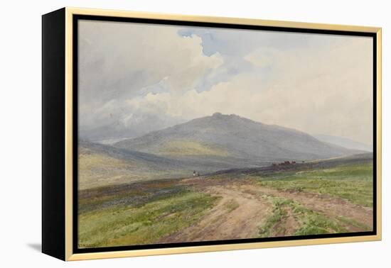 Yes Tor Near Okehampton, Dartmoor , C.1895-96-Frederick John Widgery-Framed Premier Image Canvas