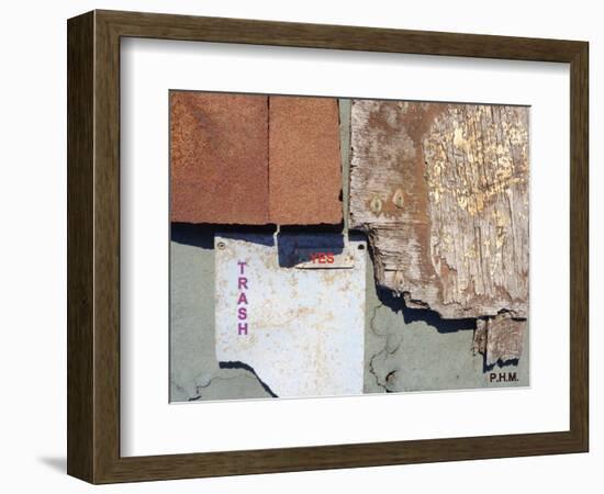 Yes... TRASH Art, 2020 (Photography)-Peter McClure-Framed Giclee Print