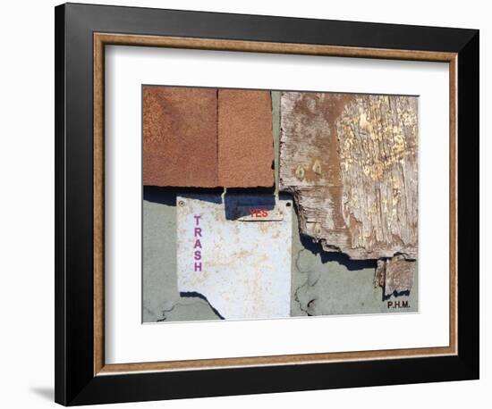 Yes... TRASH Art, 2020 (Photography)-Peter McClure-Framed Giclee Print