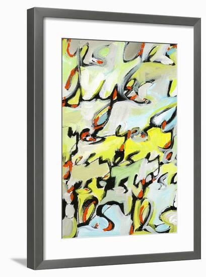 Yes, Yes, Yes I-Jodi Fuchs-Framed Art Print