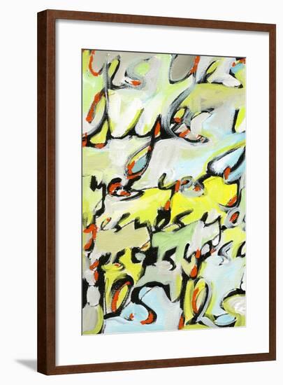 Yes, Yes, Yes I-Jodi Fuchs-Framed Art Print