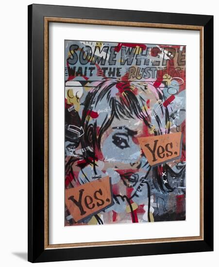 Yes Yes-Dan Monteavaro-Framed Giclee Print