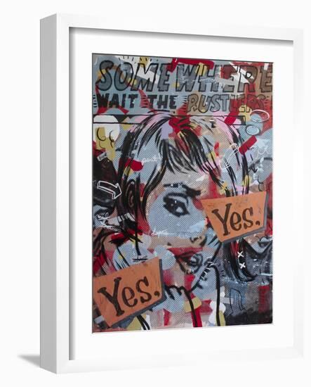 Yes Yes-Dan Monteavaro-Framed Giclee Print