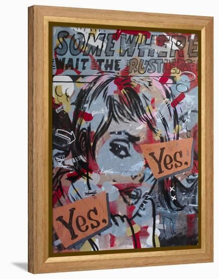 Yes Yes-Dan Monteavaro-Framed Premier Image Canvas