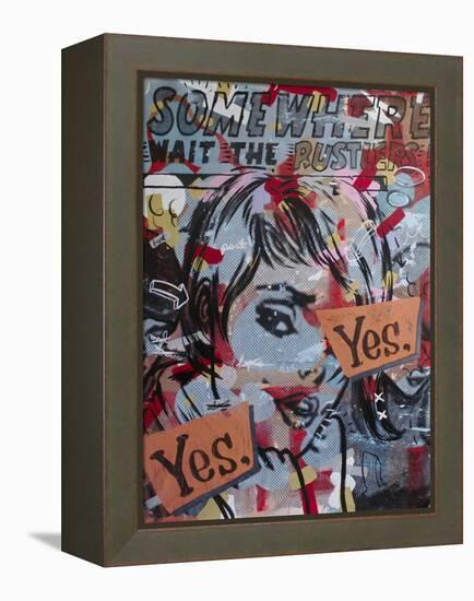 Yes Yes-Dan Monteavaro-Framed Premier Image Canvas