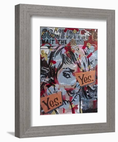 Yes Yes-Dan Monteavaro-Framed Giclee Print