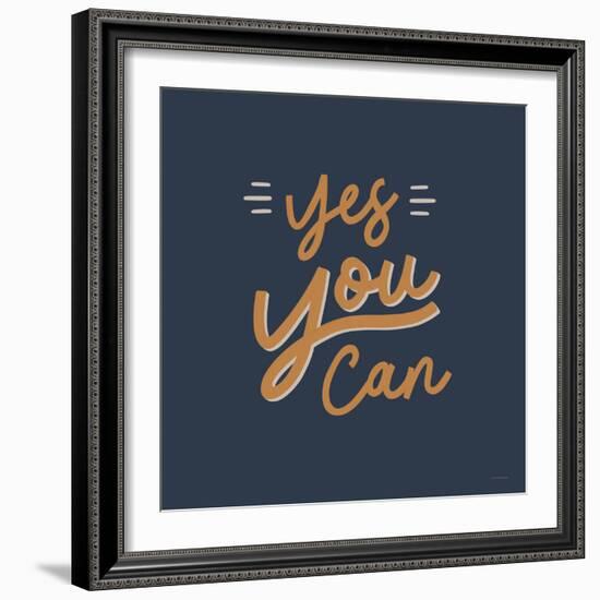 Yes You Can-Lady Louise Designs-Framed Art Print