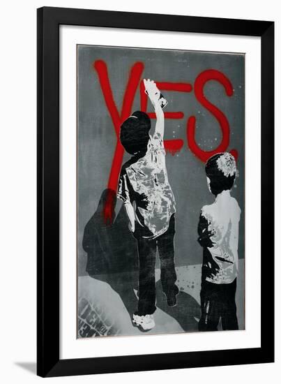 Yes-Daniel Bombardier-Framed Giclee Print