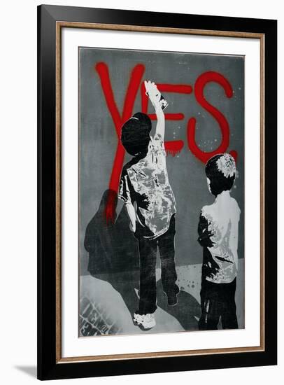 Yes-Daniel Bombardier-Framed Giclee Print