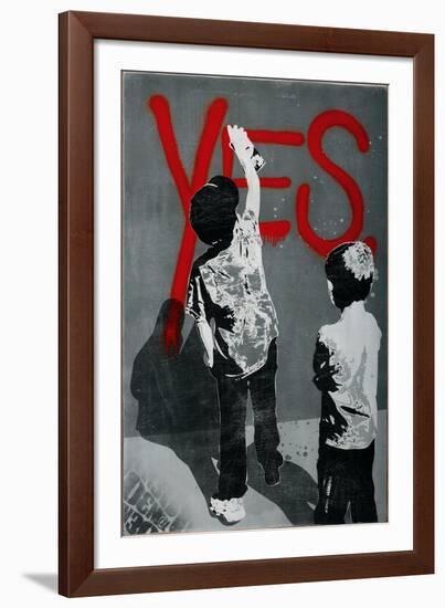 Yes-Daniel Bombardier-Framed Giclee Print