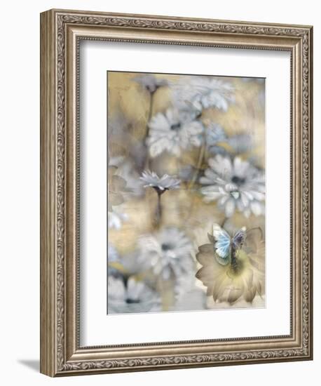 Yesterday's Garden Butterfly-Matina Theodosiou-Framed Art Print