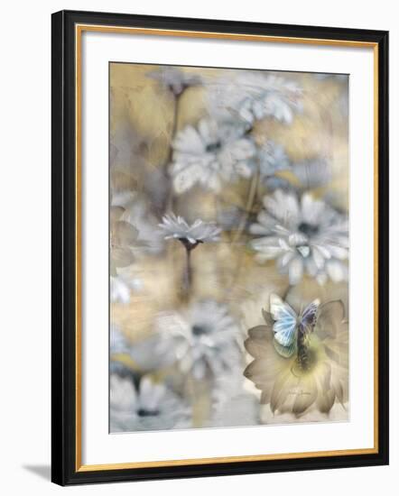 Yesterday's Garden Butterfly-Matina Theodosiou-Framed Art Print