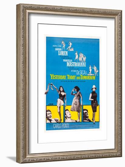 Yesterday, Today and Tomorrow, 1963-null-Framed Art Print