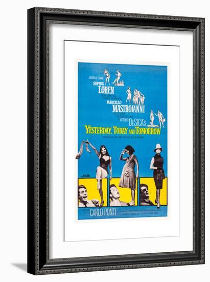 Yesterday, Today and Tomorrow, 1963-null-Framed Art Print