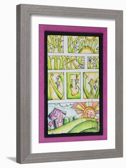 Yet Again Make it New-Maureen Lisa Costello-Framed Giclee Print