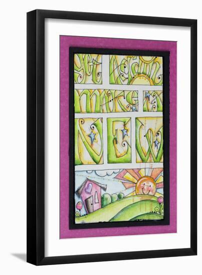 Yet Again Make it New-Maureen Lisa Costello-Framed Giclee Print