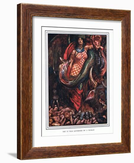 Yet it Was Governed by a Woman-John Byam Liston Shaw-Framed Giclee Print