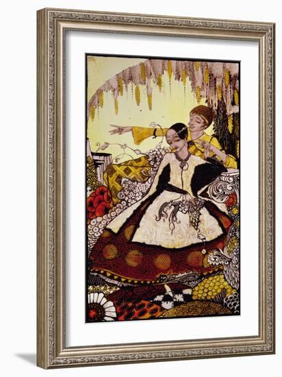 "Yet These are Rotten, So You'Re the Queen of All are Living, or Have Been" Illustration by Harry…-Harry Clarke-Framed Giclee Print