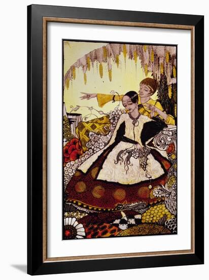 "Yet These are Rotten, So You'Re the Queen of All are Living, or Have Been" Illustration by Harry…-Harry Clarke-Framed Giclee Print