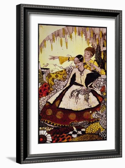 "Yet These are Rotten, So You'Re the Queen of All are Living, or Have Been" Illustration by Harry…-Harry Clarke-Framed Giclee Print